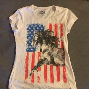 Girls size large horse T-shirt